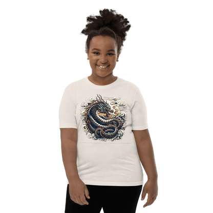 Kurzärmeliges T-Shirt für Jugendliche "Drache" - Artexio