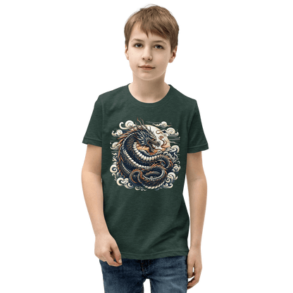 Kurzärmeliges T-Shirt für Jugendliche "Drache" - Artexio