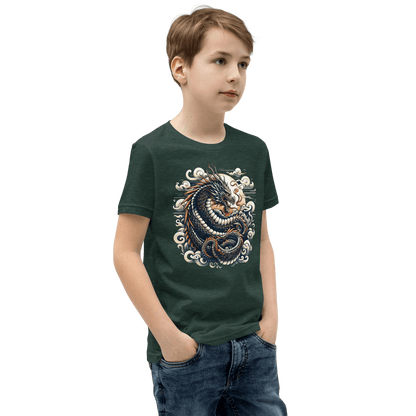 Kurzärmeliges T-Shirt für Jugendliche "Drache" - Artexio