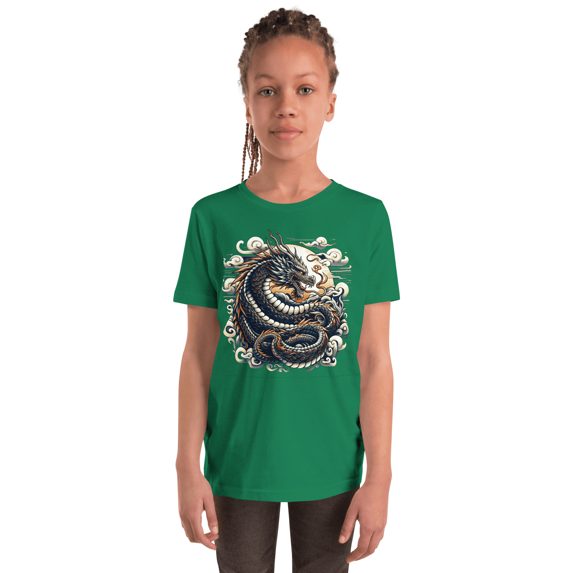 Kurzärmeliges T-Shirt für Jugendliche "Drache" - Artexio