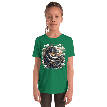 Kurzärmeliges T-Shirt für Jugendliche "Drache" - Artexio