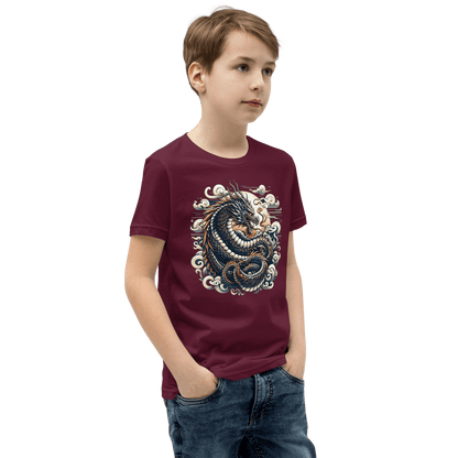 Kurzärmeliges T-Shirt für Jugendliche "Drache" - Artexio