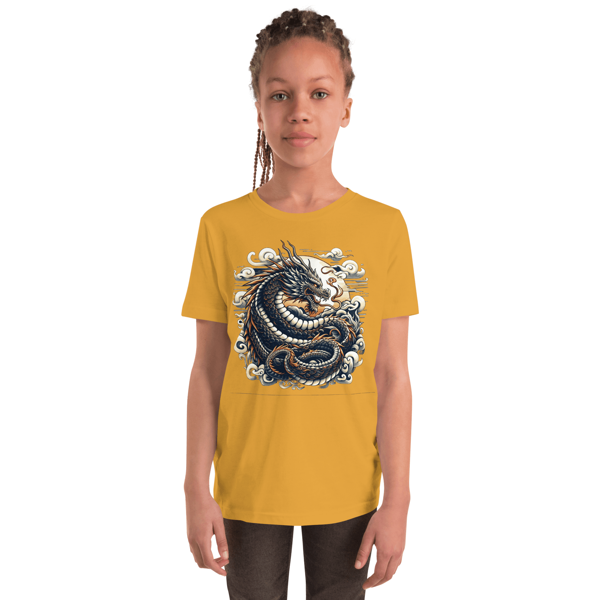 Kurzärmeliges T-Shirt für Jugendliche "Drache" - Artexio