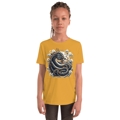 Kurzärmeliges T-Shirt für Jugendliche "Drache" - Artexio