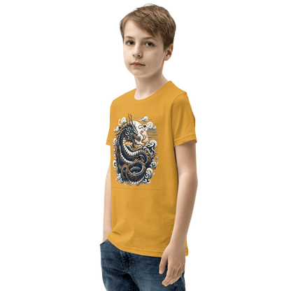 Kurzärmeliges T-Shirt für Jugendliche "Drache" - Artexio