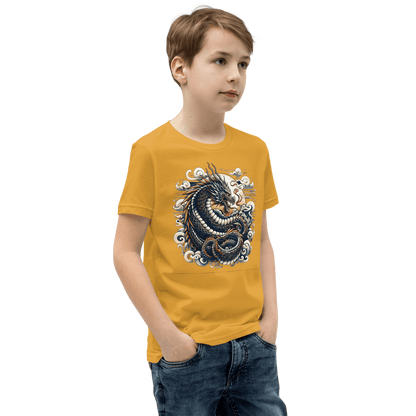 Kurzärmeliges T-Shirt für Jugendliche "Drache" - Artexio