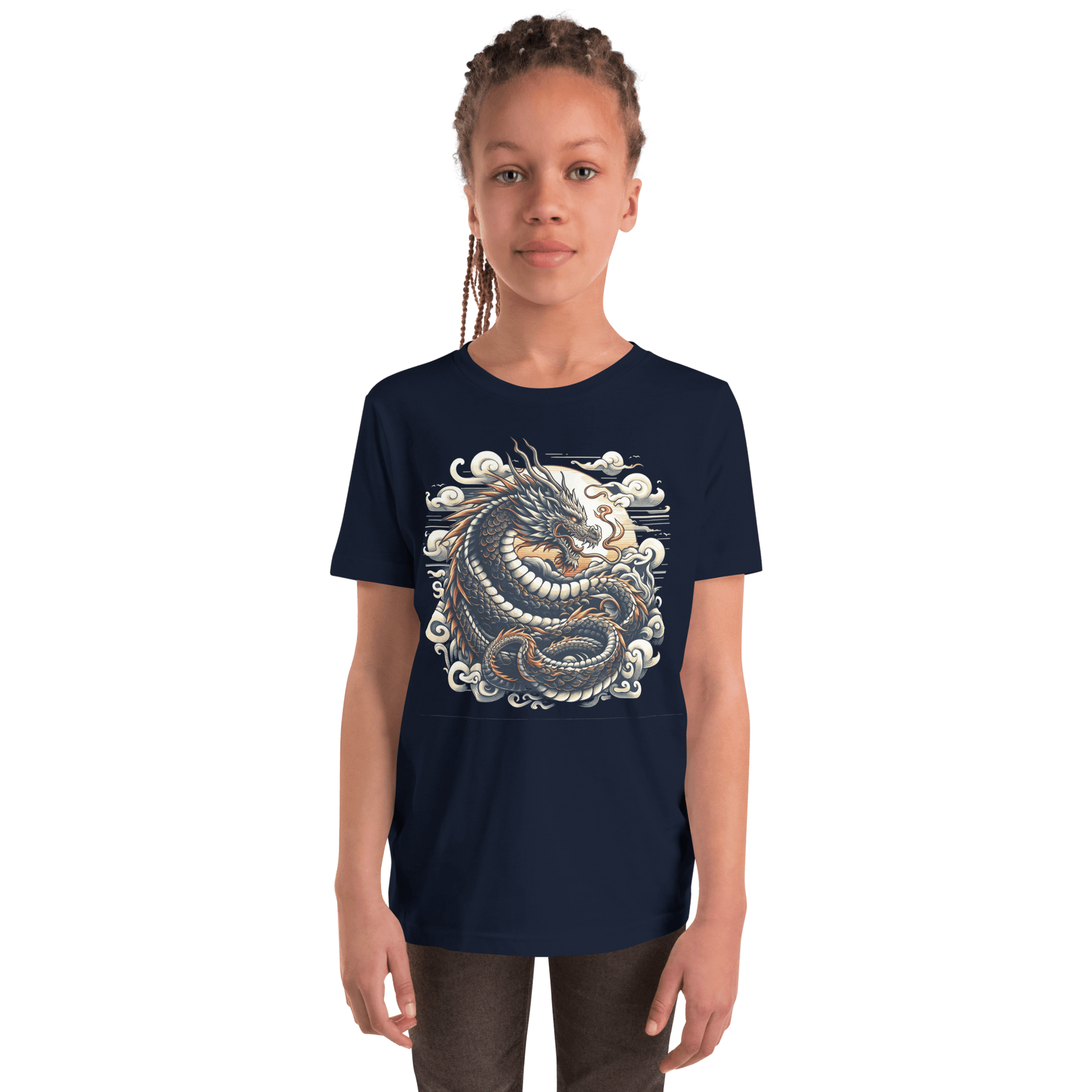 Kurzärmeliges T-Shirt für Jugendliche "Drache" - Artexio