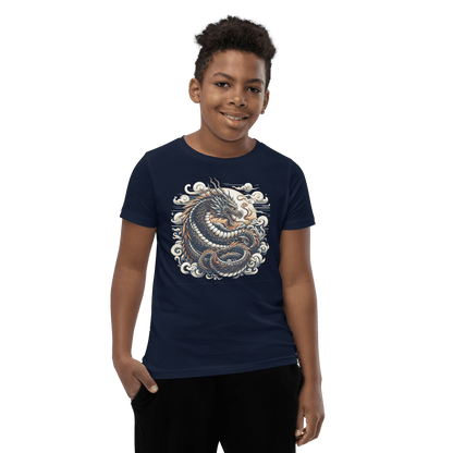 Kurzärmeliges T-Shirt für Jugendliche "Drache" - Artexio