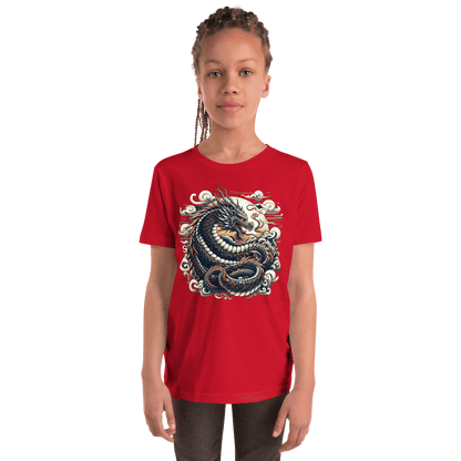 Kurzärmeliges T-Shirt für Jugendliche "Drache" - Artexio