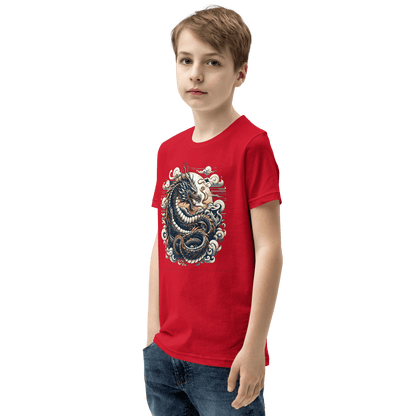 Kurzärmeliges T-Shirt für Jugendliche "Drache" - Artexio