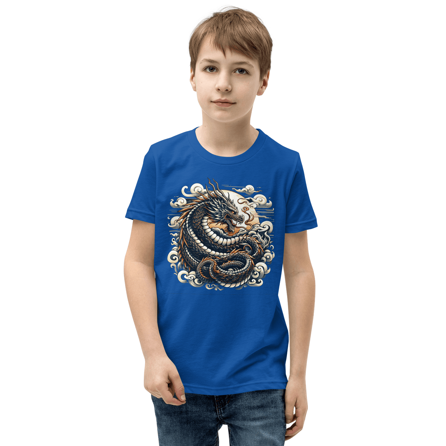 Kurzärmeliges T-Shirt für Jugendliche "Drache" - Artexio