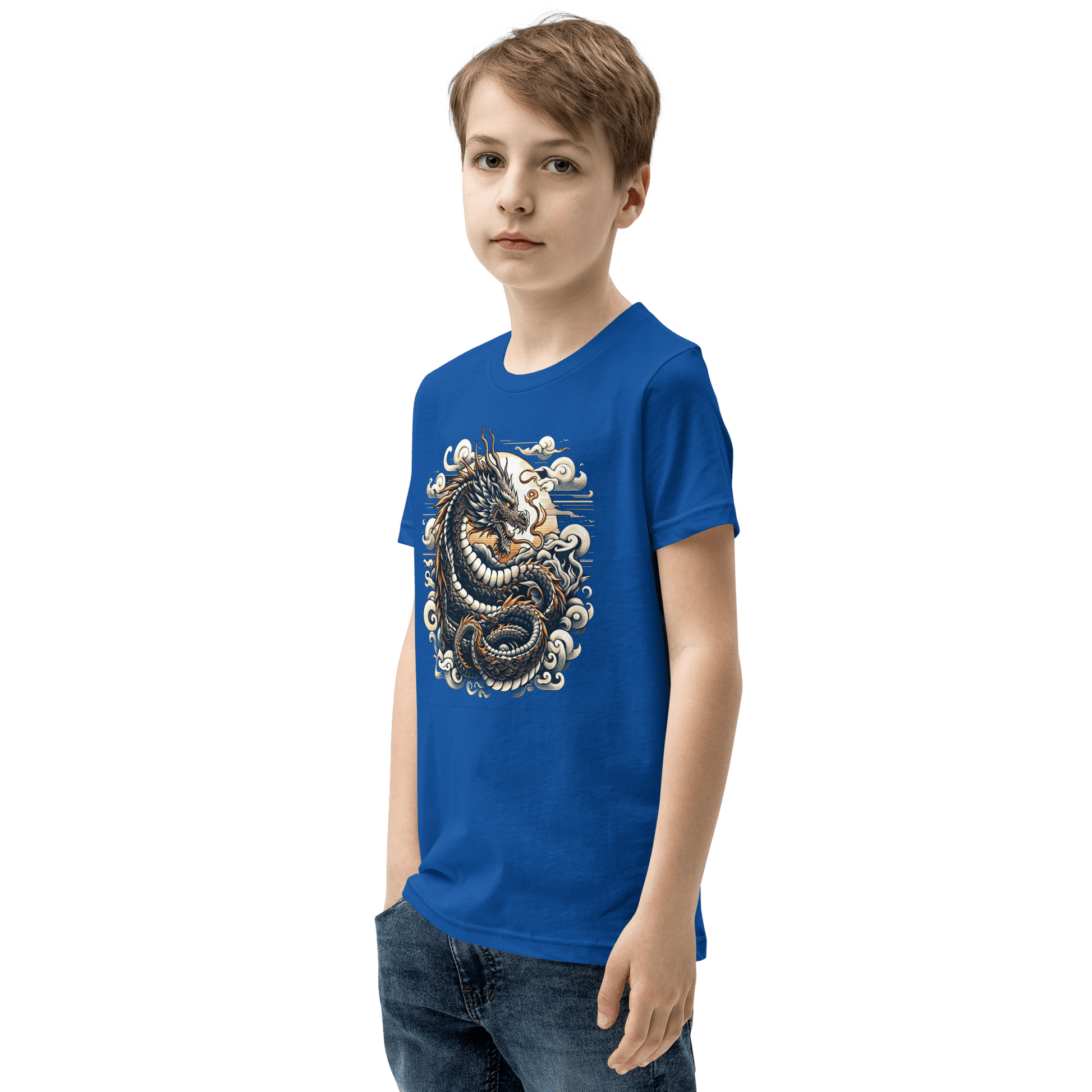 Kurzärmeliges T-Shirt für Jugendliche "Drache" - Artexio