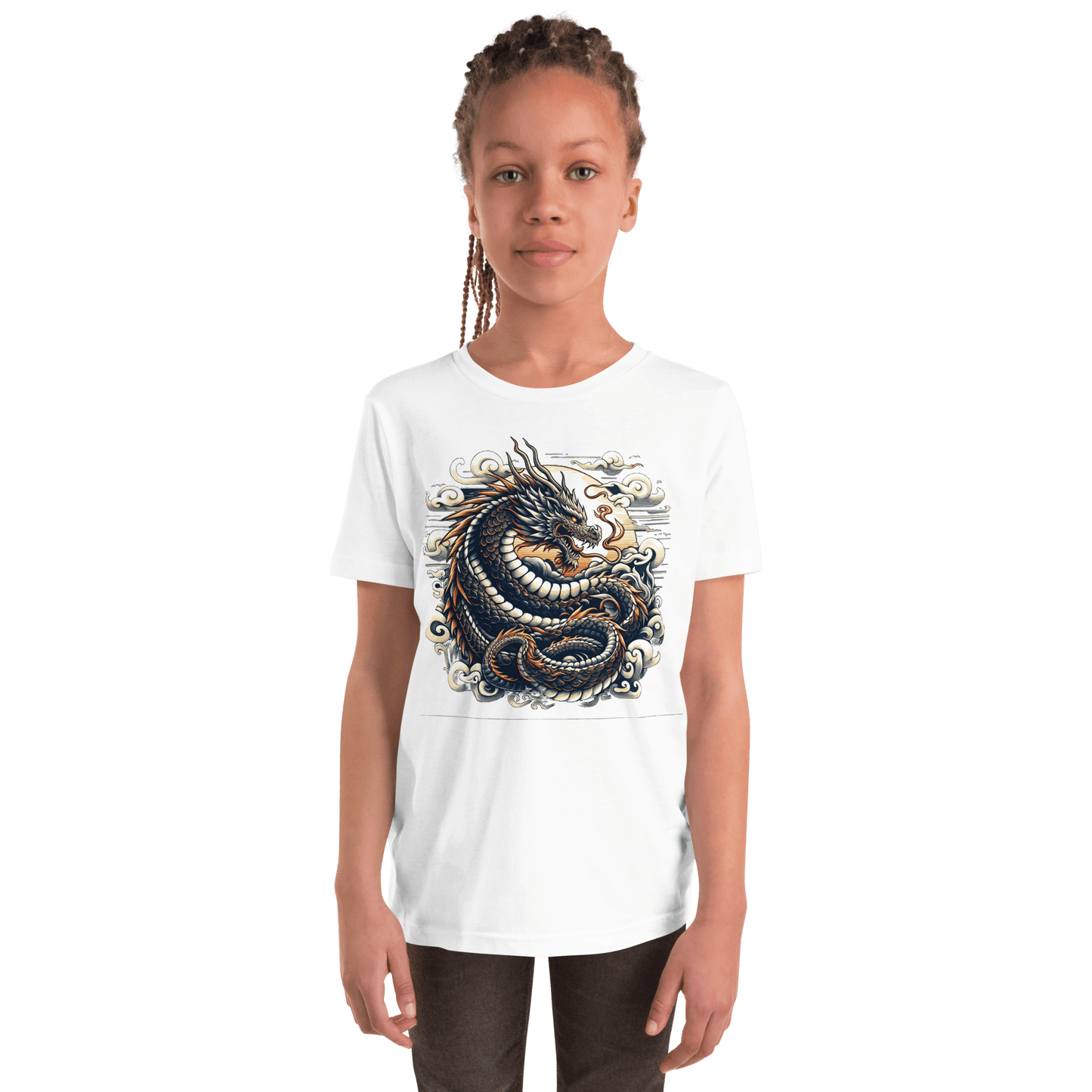 Kurzärmeliges T-Shirt für Jugendliche "Drache" - Artexio