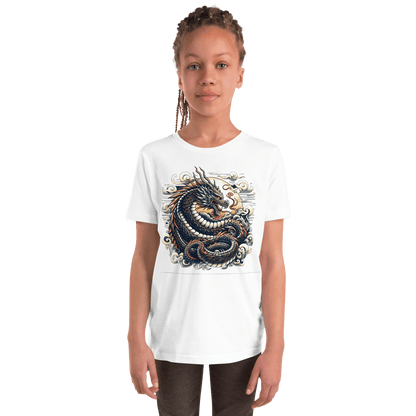 Kurzärmeliges T-Shirt für Jugendliche "Drache" - Artexio