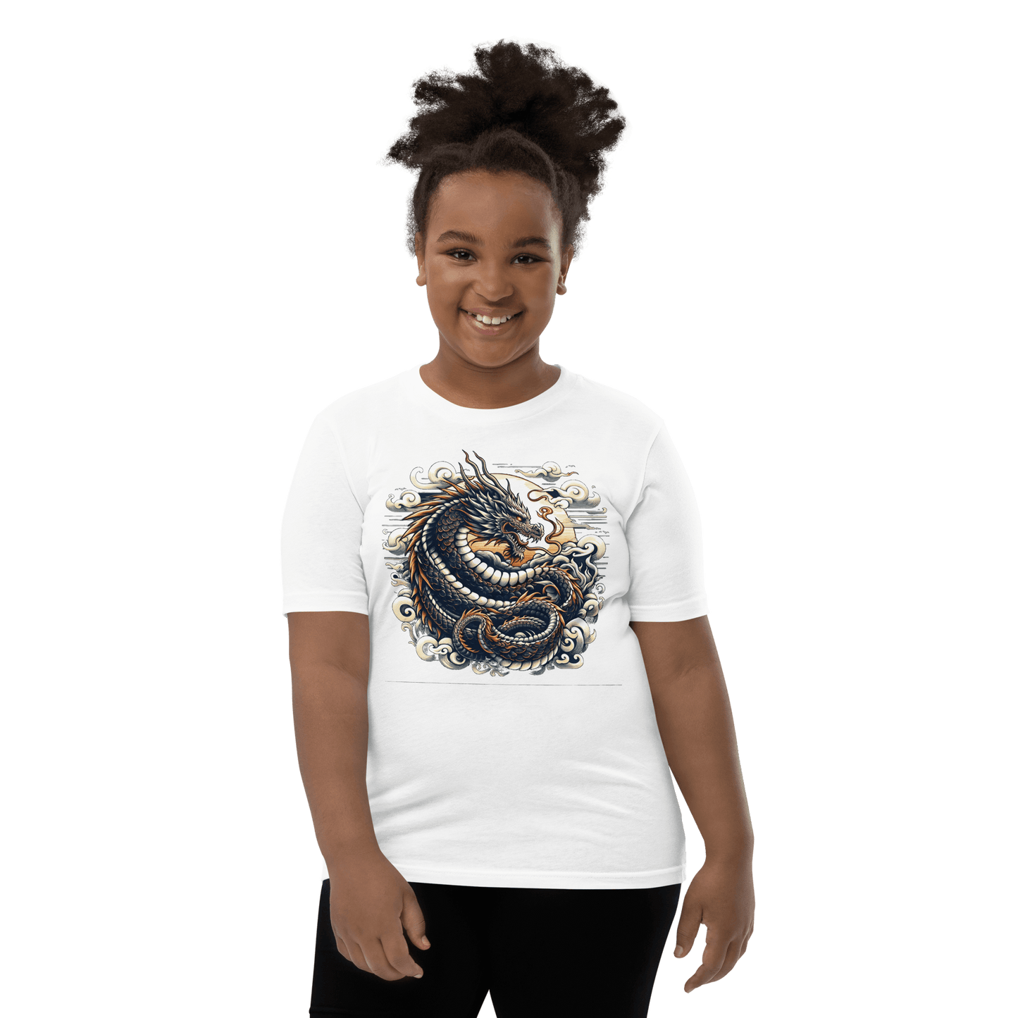 Kurzärmeliges T-Shirt für Jugendliche "Drache" - Artexio