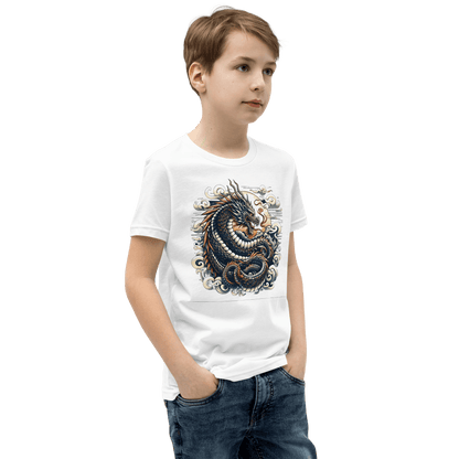 Kurzärmeliges T-Shirt für Jugendliche "Drache" - Artexio